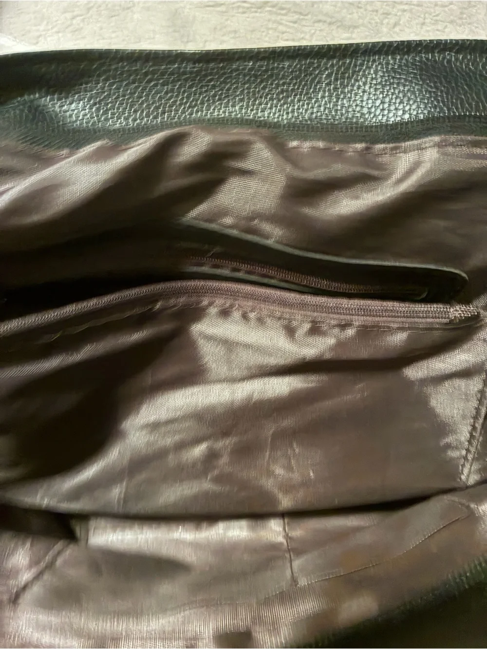 Black Men/ Women Skull Accent Messenger Bag